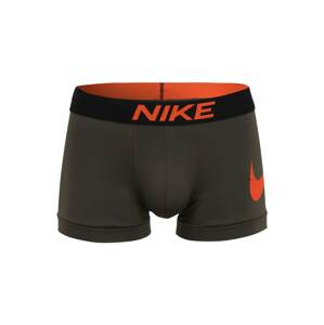 NIKE Sport alsónadrágok  khaki / fekete / narancsvörös