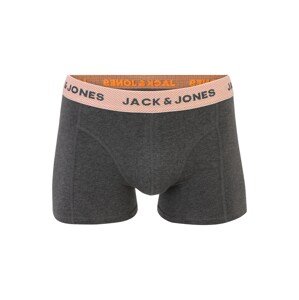 JACK & JONES Boxeralsók 'TIMO'  narancs / sötétszürke