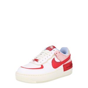 Nike Sportswear Rövid szárú edzőcipők 'Air Force 1 Shadow'  fehér / piros / világospiros / krém