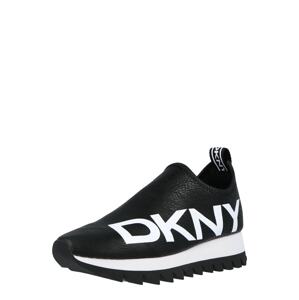 DKNY Belebújós cipők 'AZER'  fekete / fehér
