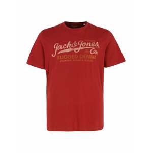 Jack & Jones Plus Póló  piros / rózsaszín / sárga
