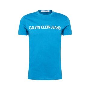 Calvin Klein Jeans Póló  égkék / fehér