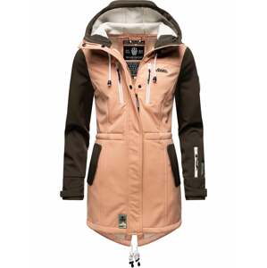 MARIKOO Funkcionális kabátok 'Zimtzicke'  rózsaszín / fekete