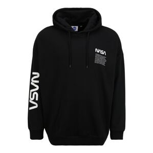 Only & Sons Big & Tall Sweatshirt 'NASA'  fekete / fehér