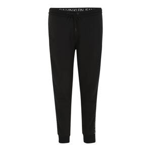 Calvin Klein Jeans Plus Nadrág  fekete / fehér