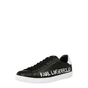 Karl Lagerfeld Rövid szárú edzőcipők 'KOURT II'  fekete / fehér