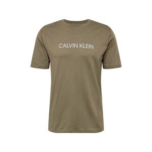 Calvin Klein Performance Funkcionális felső  khaki / fehér