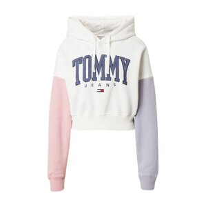 Tommy Jeans Tréning póló  piszkosfehér / orgona / rózsaszín / galambkék