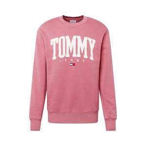 Tommy Jeans Tréning póló  sötétkék / rózsa / piros / fehér