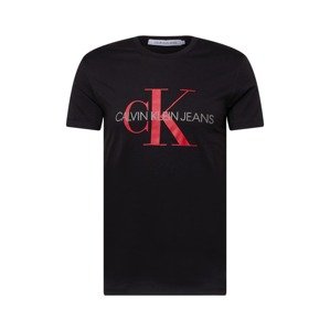 Calvin Klein Jeans Póló  fekete / piros