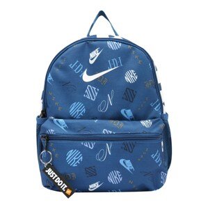 Nike Sportswear Hátizsák 'Brasilia'  kék / fehér / füstkék / fekete / khaki