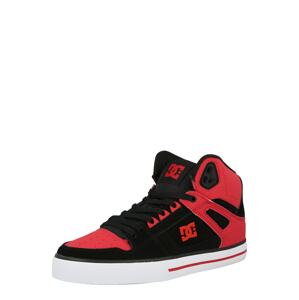 DC Shoes Magas szárú sportcipők  piros / fekete