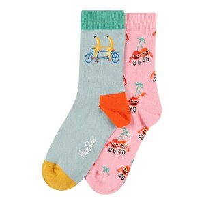Happy Socks Zokni  világos-rózsaszín / narancs / jáde / sárga / opál