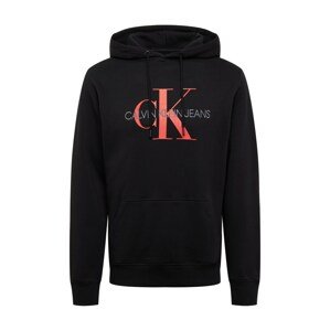 Calvin Klein Jeans Tréning póló 'Monogram'  piros / fekete / világosszürke