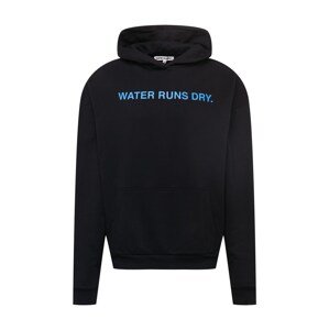 9N1M SENSE Tréning póló 'Water Runs Dry'  fekete / világoskék