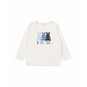 UNITED COLORS OF BENETTON T-Shirt  fehér / világoskék / kék / tengerészkék