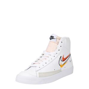 Nike Sportswear Magas szárú edzőcipők 'Blazer Mid '77'  fehér / piros / vegyes színek