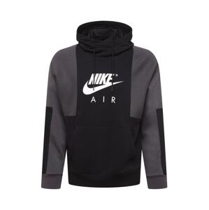 Nike Sportswear Tréning póló  fekete / fehér / sötétszürke
