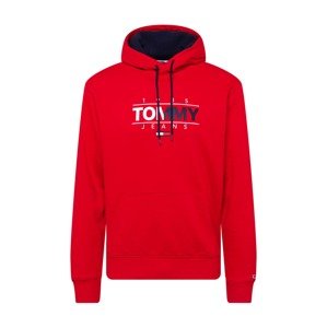 Tommy Jeans Tréning póló  piros / éjkék / fehér