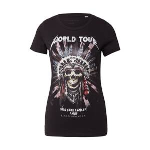 EINSTEIN & NEWTON Póló 'World Tour'  fekete / vegyes színek