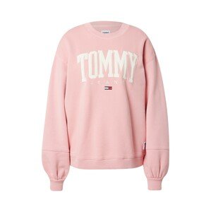 Tommy Jeans Tréning póló  világos-rózsaszín / fehér / sötétkék / piros