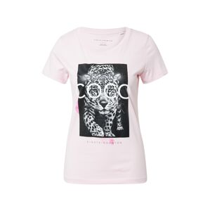 EINSTEIN & NEWTON Póló 'Leopatd'  világos-rózsaszín / fekete / fehér