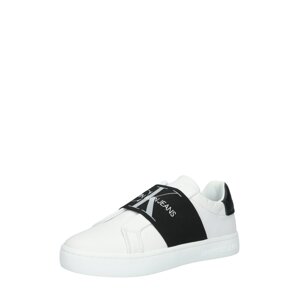 Calvin Klein Jeans Belebújós cipők  fehér / fekete / világosszürke
