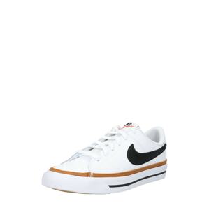 Nike Sportswear Sportcipő 'Court Legacy'  fehér / fekete / sötét narancssárga
