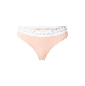 Calvin Klein Underwear String bugyik  rózsaszín / fehér / világosszürke