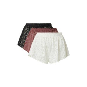 Gilly Hicks Pizsama nadrágok  fehér / fekete / burgundi vörös