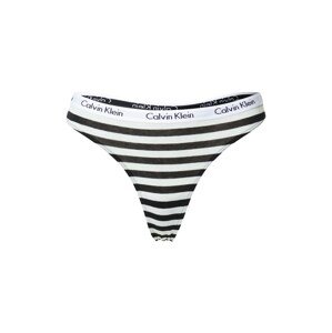 Calvin Klein Underwear String bugyik  fehér / fekete