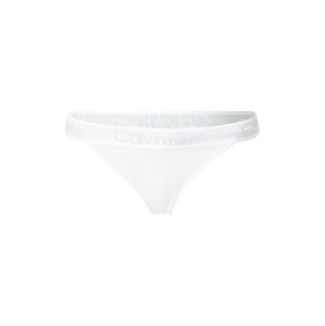 Calvin Klein Underwear String bugyik  fehér / ezüst