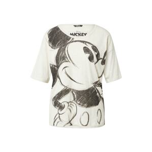 PRINCESS GOES HOLLYWOOD Oversize póló 'Disney Mickey'  szürke melír / fekete