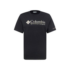 COLUMBIA Funkcionális felső  fekete / fehér / bézs