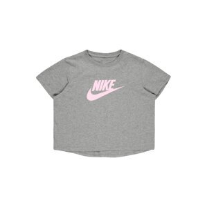 Nike Sportswear Póló  szürke / világos-rózsaszín
