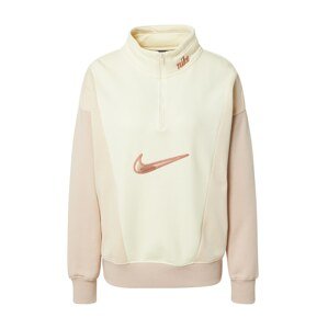 Nike Sportswear Sweatshirt  fehér / púder
