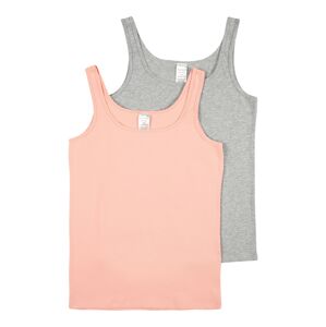 SCHIESSER Trikó és alsó póló  szürke melír / fáradt rózsaszín