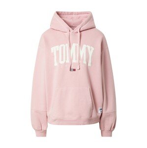 Tommy Jeans Tréning póló  világos-rózsaszín / fehér / tengerészkék / piros