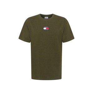 Tommy Jeans Póló  olíva / tengerészkék / piros / fehér
