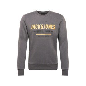 JACK & JONES Tréning póló 'HERRO'  kő / aranysárga