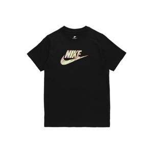 Nike Sportswear Póló  fekete / világosszürke / greige / neonsárga
