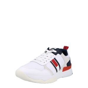 Tommy Jeans Rövid szárú edzőcipők  fehér / piros / ultramarin kék