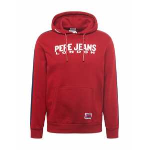 Pepe Jeans Tréning póló 'ANDRE'  piros / tengerészkék / fehér