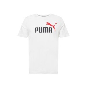 PUMA Funkcionális felső  fehér / fekete / piros
