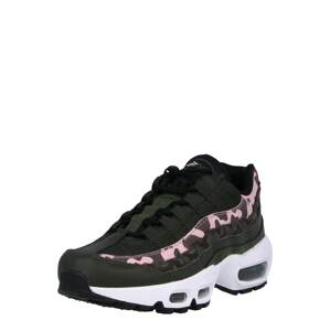 Nike Sportswear Rövid szárú edzőcipők  sötét barna / fekete / rózsaszín