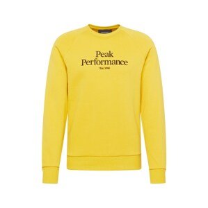 PEAK PERFORMANCE Tréning póló  sárga / fekete