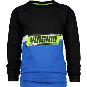 VINGINO Póló 'Jevon'  égkék / fekete / fehér / kiwi