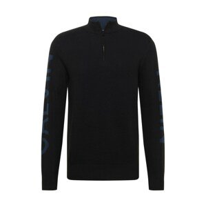 Calvin Klein Tréning póló  fekete / kék
