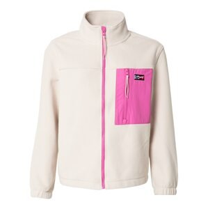 Tommy Jeans Polár dzseki  bézs / világos-rózsaszín