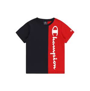 Champion Authentic Athletic Apparel Póló  fekete / piros / fehér